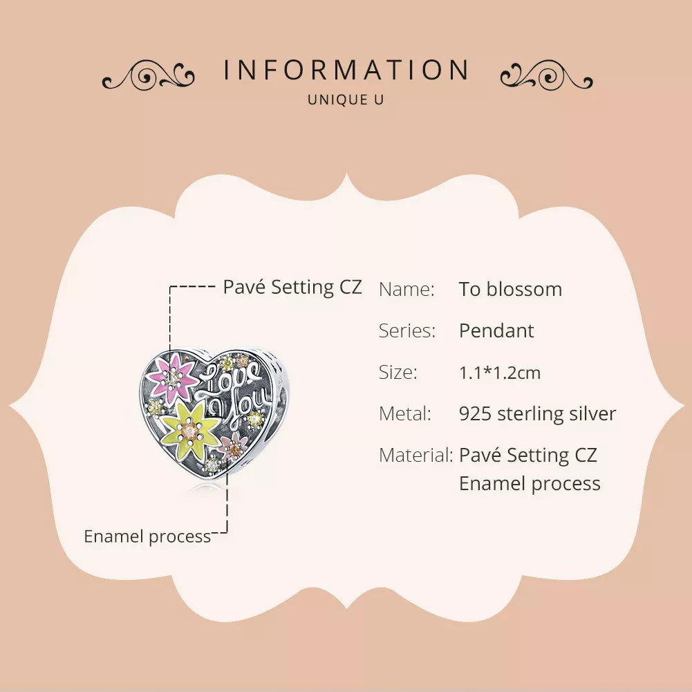 Charm Para florescer life Pandora - SCC1794