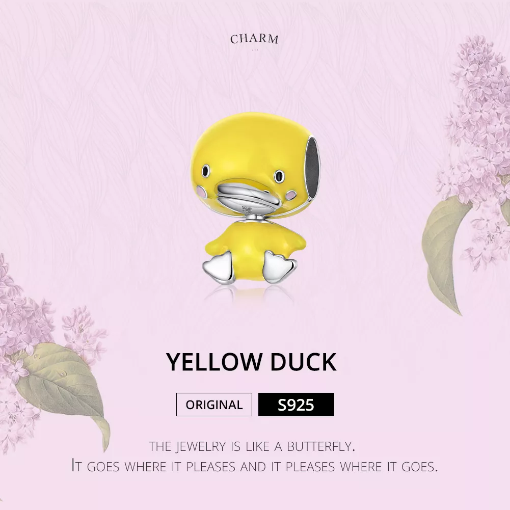 Charm Pato amarelo life Pandora - SCC1501