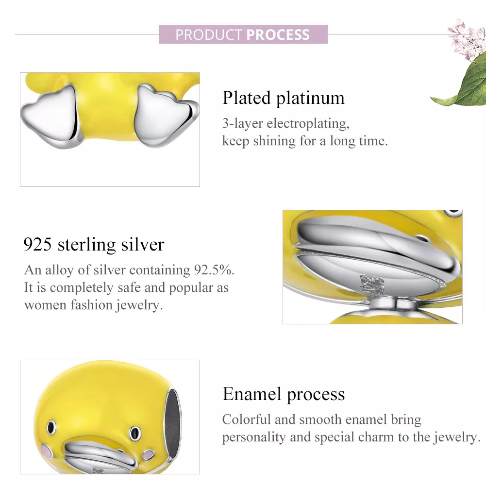 Charm Pato amarelo life Pandora - SCC1501