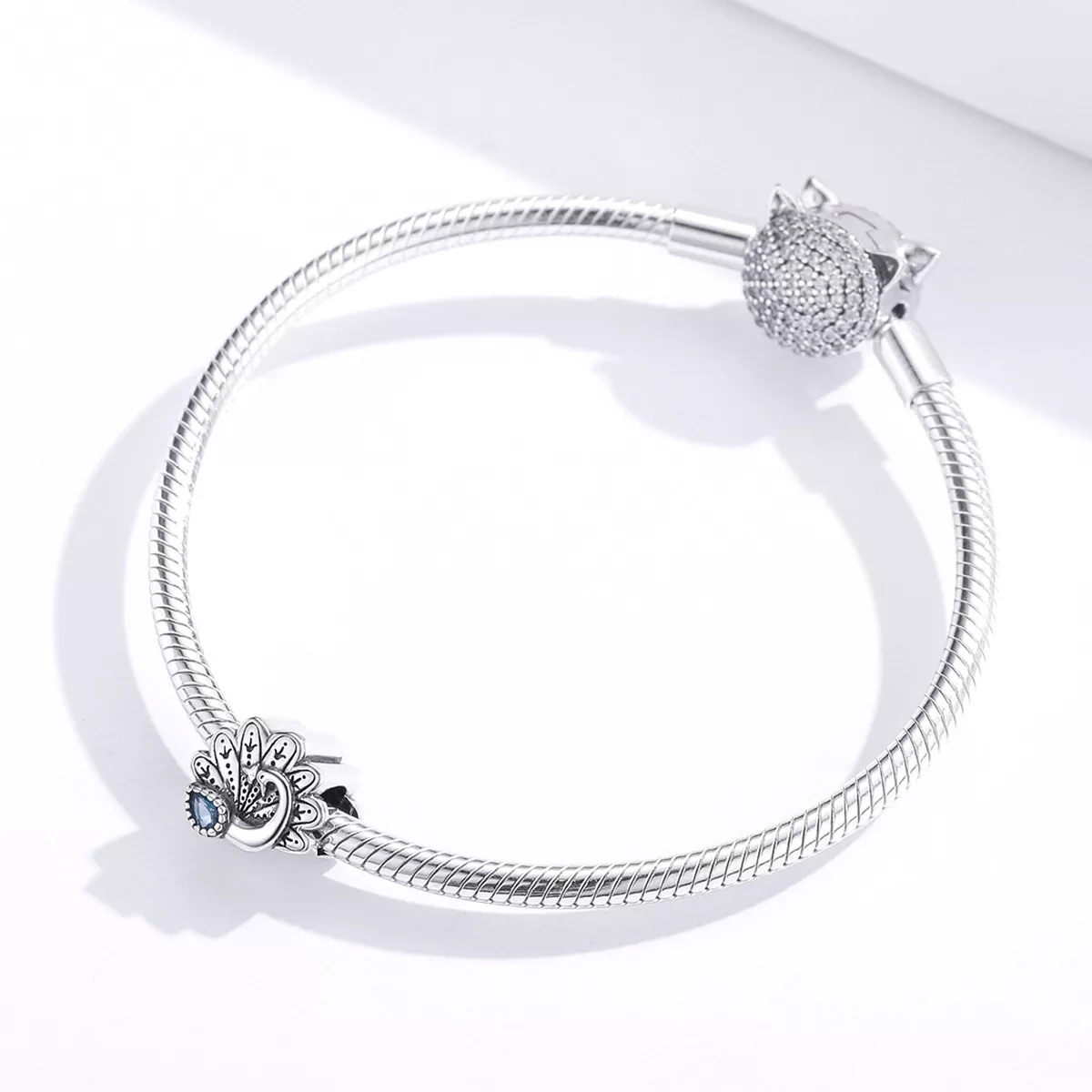 Charm Pavão Retrô life Pandora - SCC1558