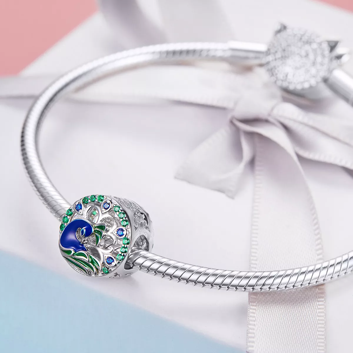 Charm Peafowl life Pandora - BSC037