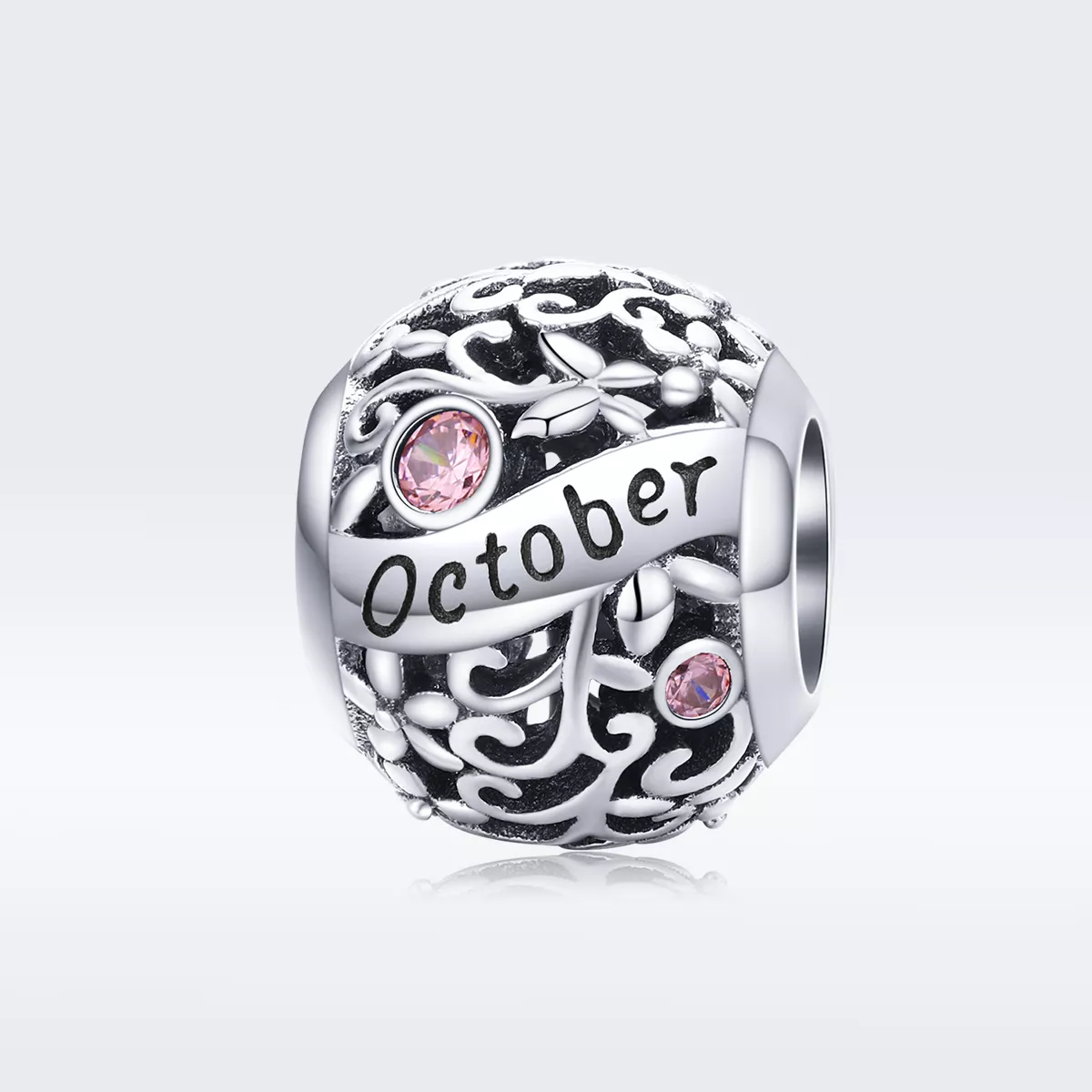 Charm Pedra de nascimento de outubro estilo Pandora - SCC1385-10