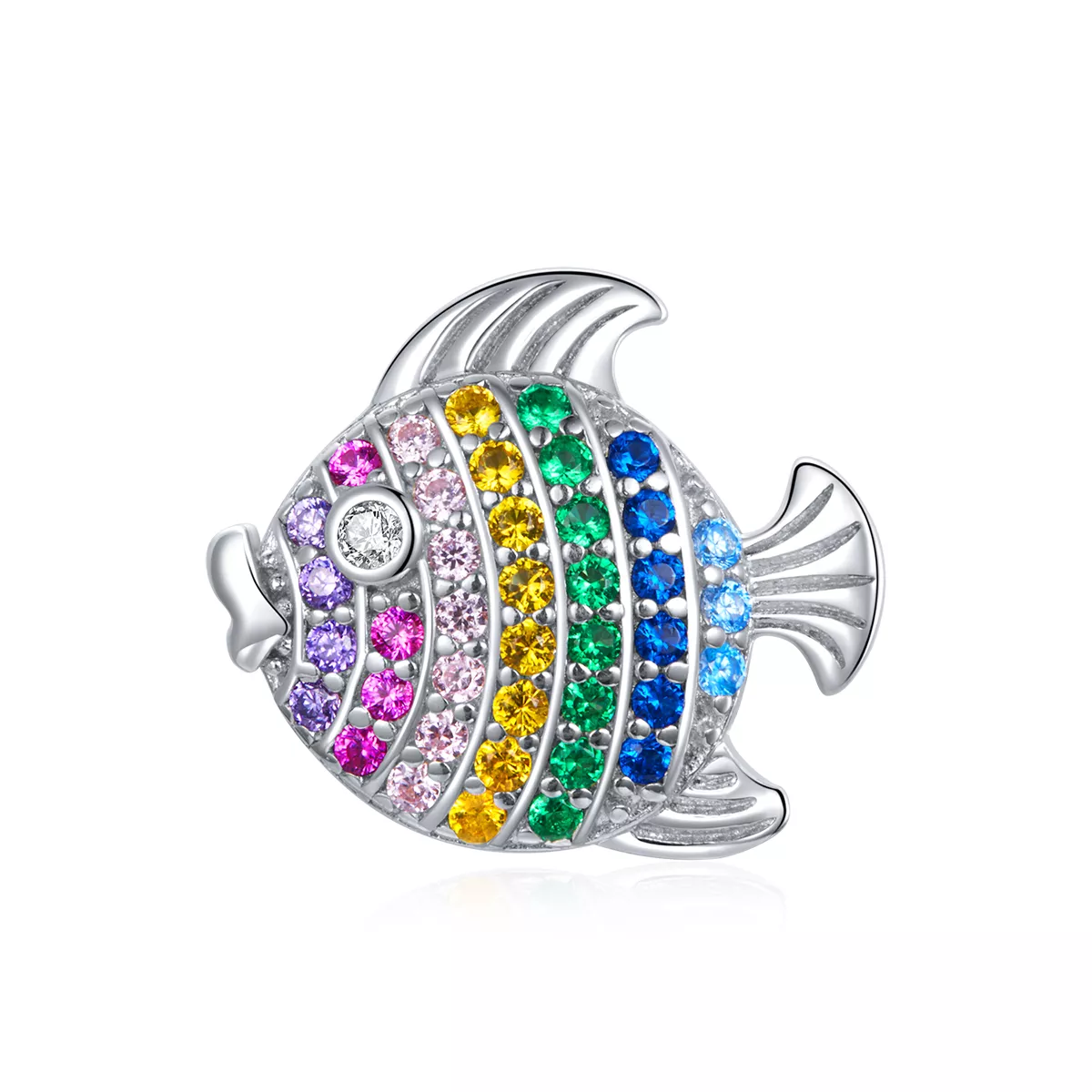 Charm Peixe Colorido life Pandora - SCC1803
