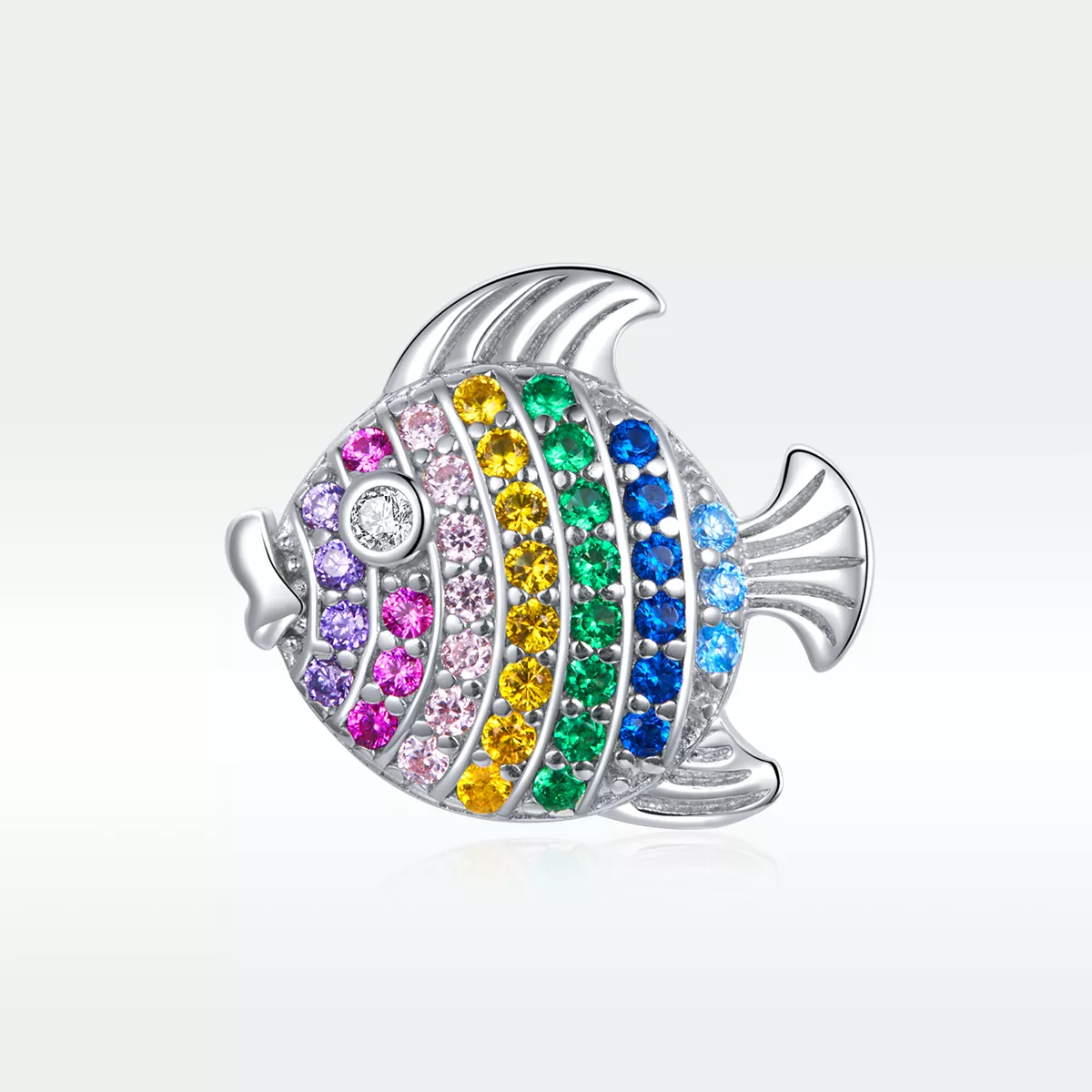 Charm Peixe Colorido life Pandora - SCC1803