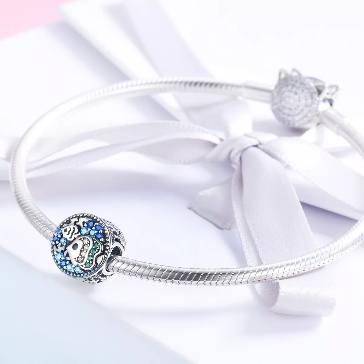 Charm Peixes coloridos do mundo subaquático estilo Pandora - SCC764