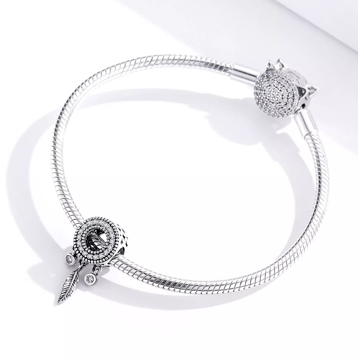 Charm Pena Brilhante life Pandora - SCC1550