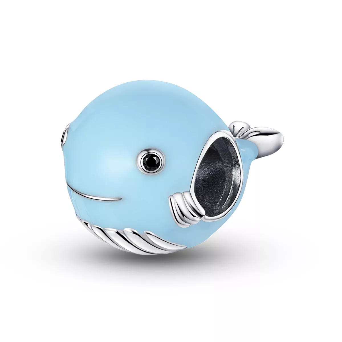 Charm Pequena baleia azul estilo Pandora - BSC250