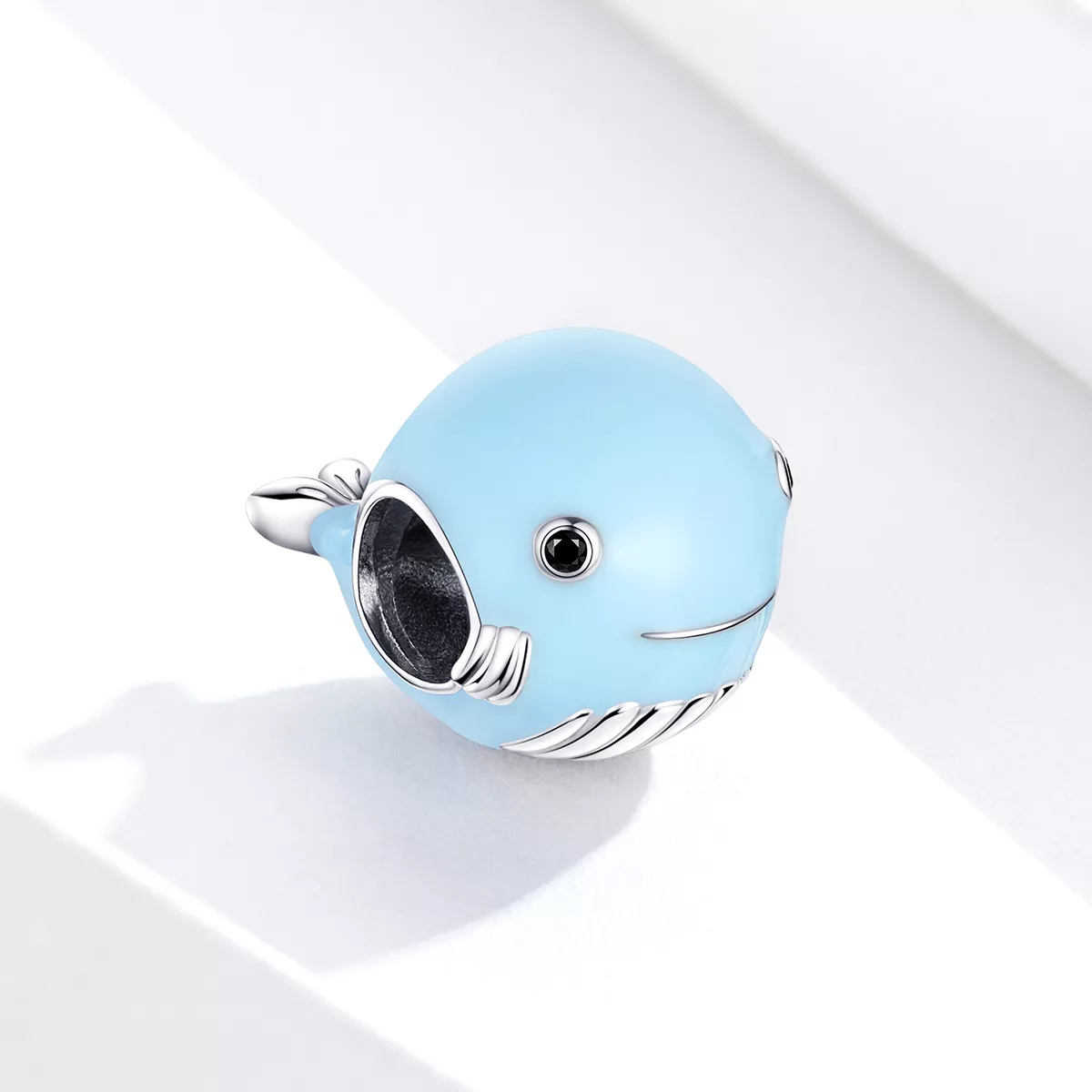 Charm Pequena baleia azul estilo Pandora - BSC250