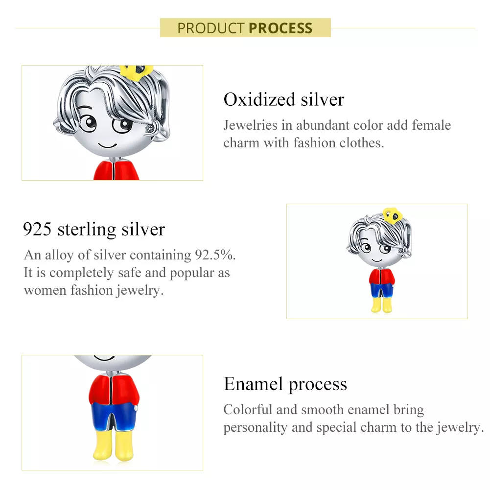 Charm Pequeno Príncipe estilo Pandora - SCC1813