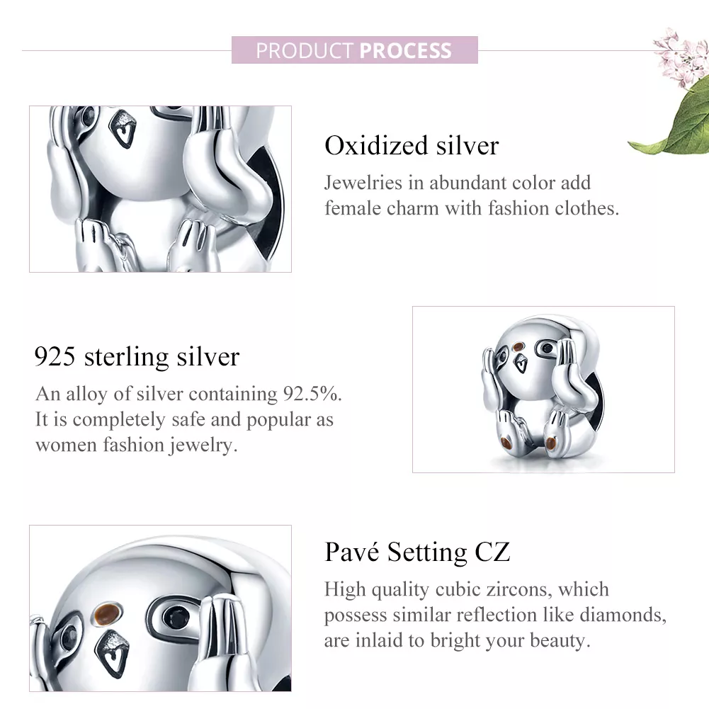 Charm Preguiça fofa life Pandora - SCC1698