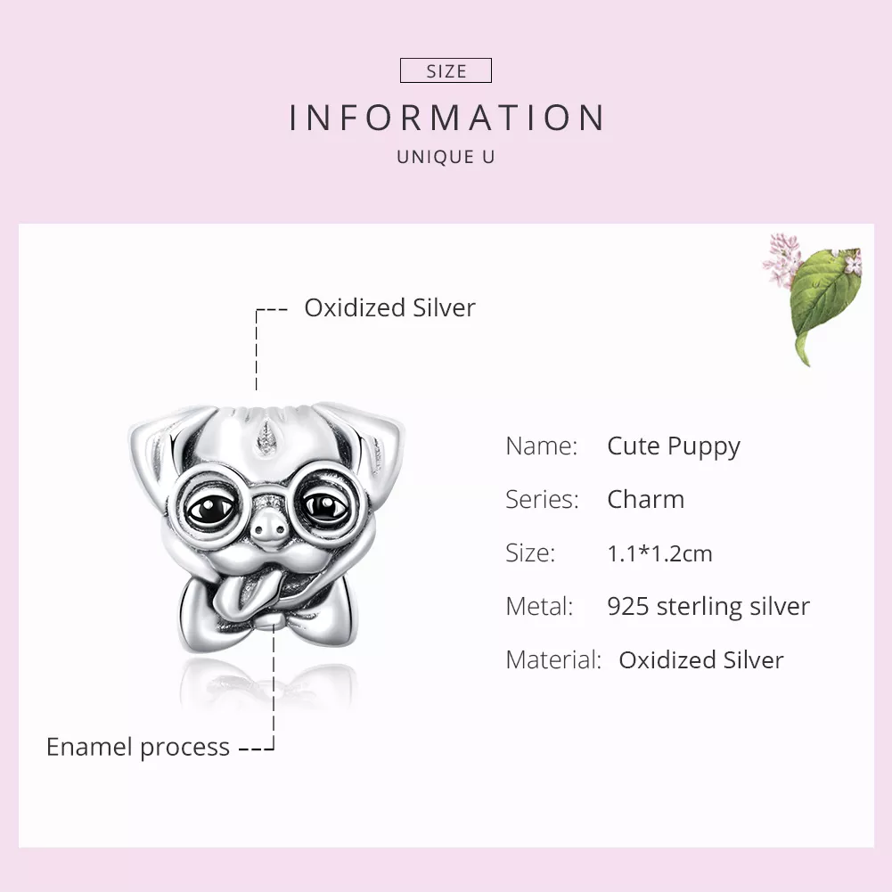 Charm Pug life Pandora - SCC1626