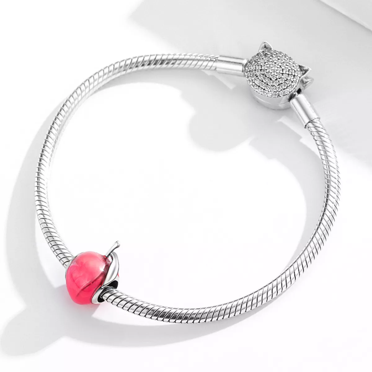 Charm Pêssegos deliciosos estilo Pandora - SCC1834