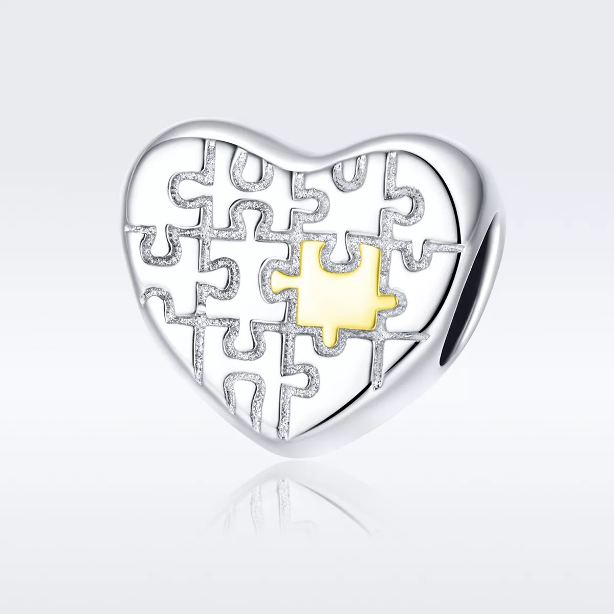 Charm Quebra-cabeças de amor estilo Pandora - SCC1673