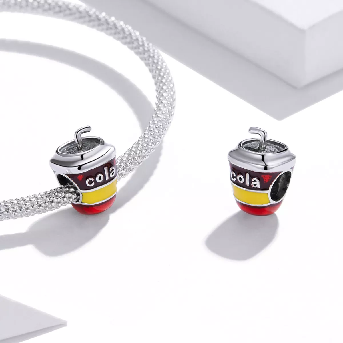 Charm Refrigerante feliz estilo Pandora - SCC1828