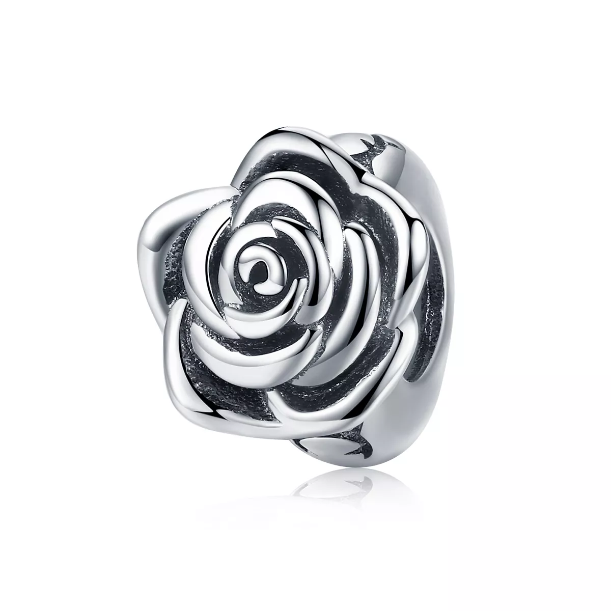 Charm Rosa Branca life Pandora - SCC1101