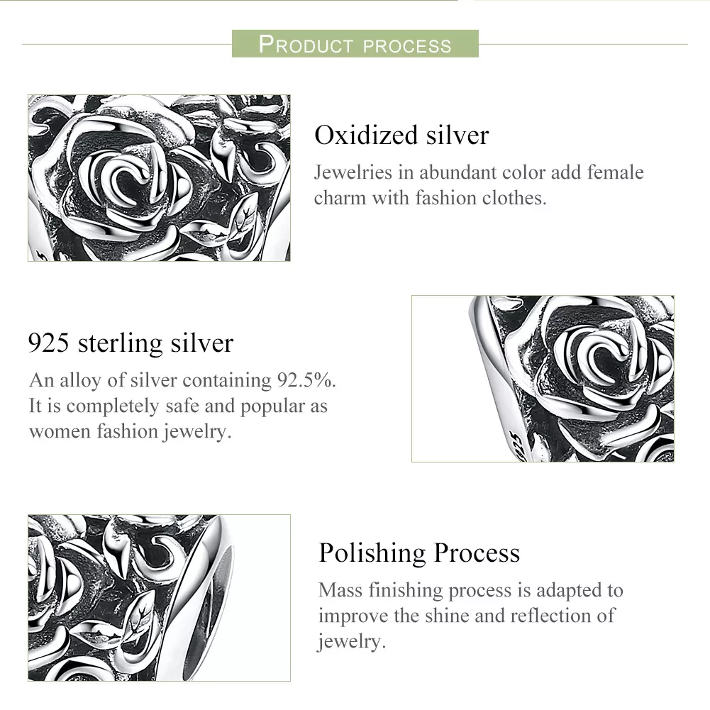 Charm Rosa suave life Pandora - SCC790