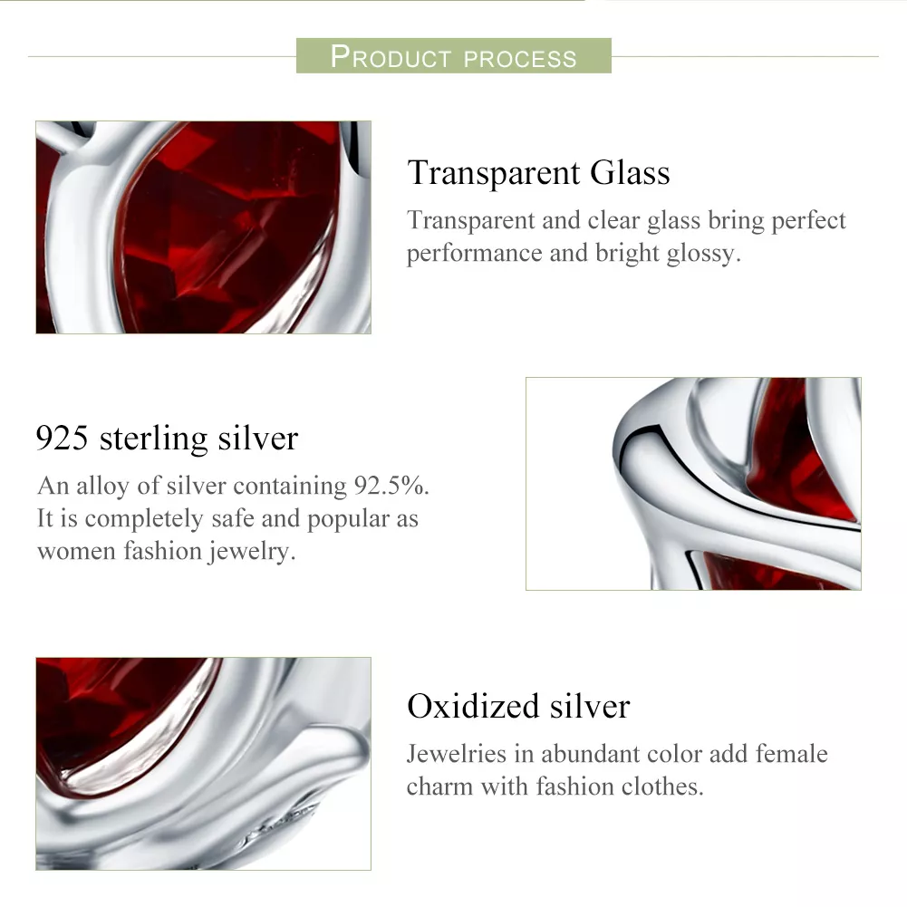 Charm Rosas vermelhas life Pandora - SCC568