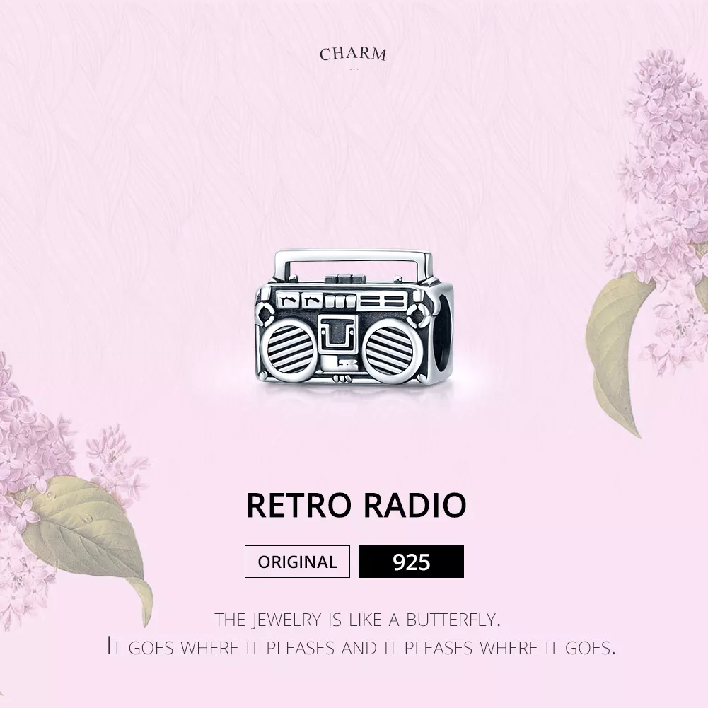 Charm Rádio vintage life Pandora - SCC1873