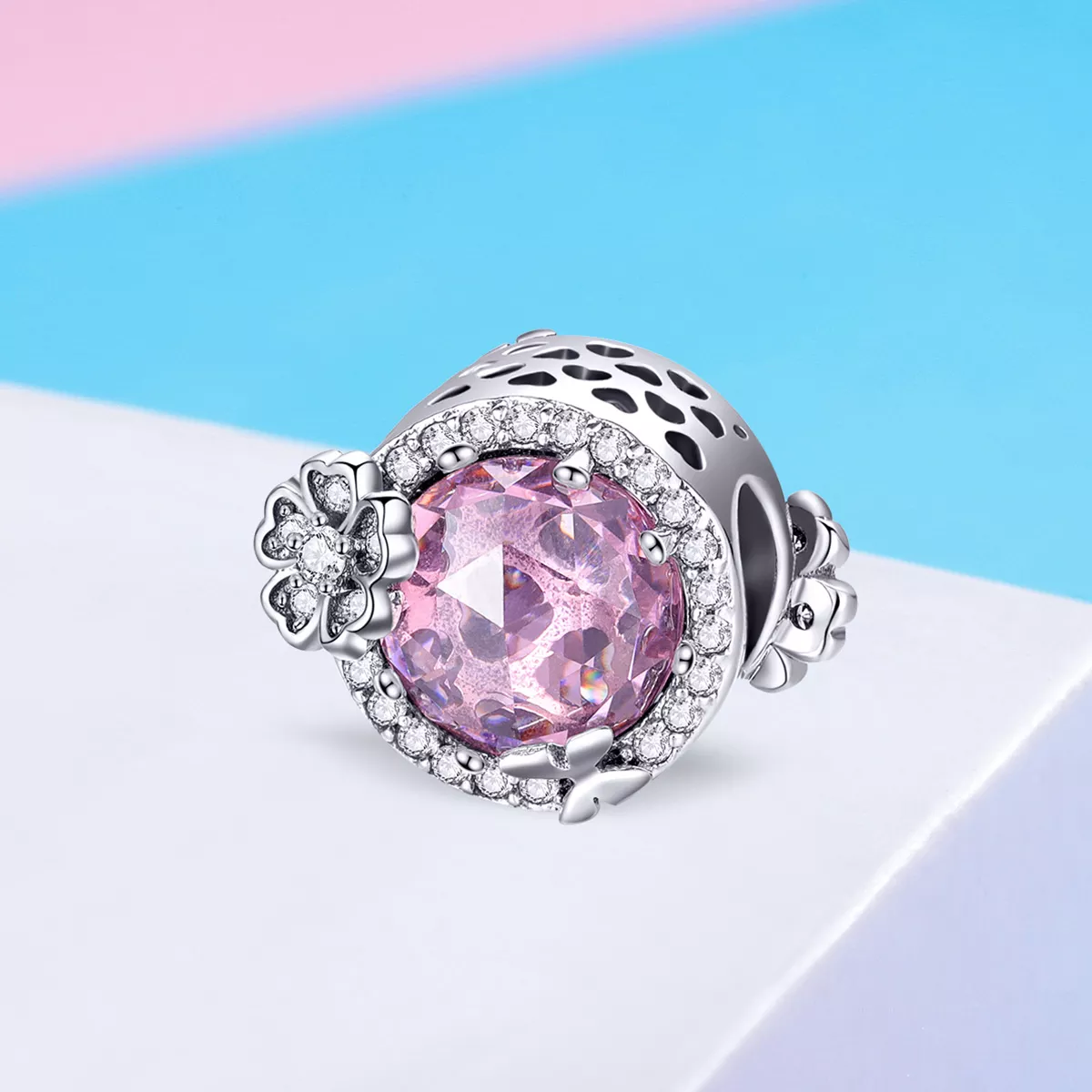 Charm Sabor rosa life Pandora - SCC904