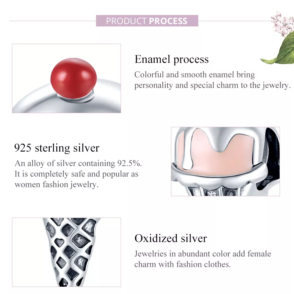 Charm Sorvete life Pandora - SCC1533