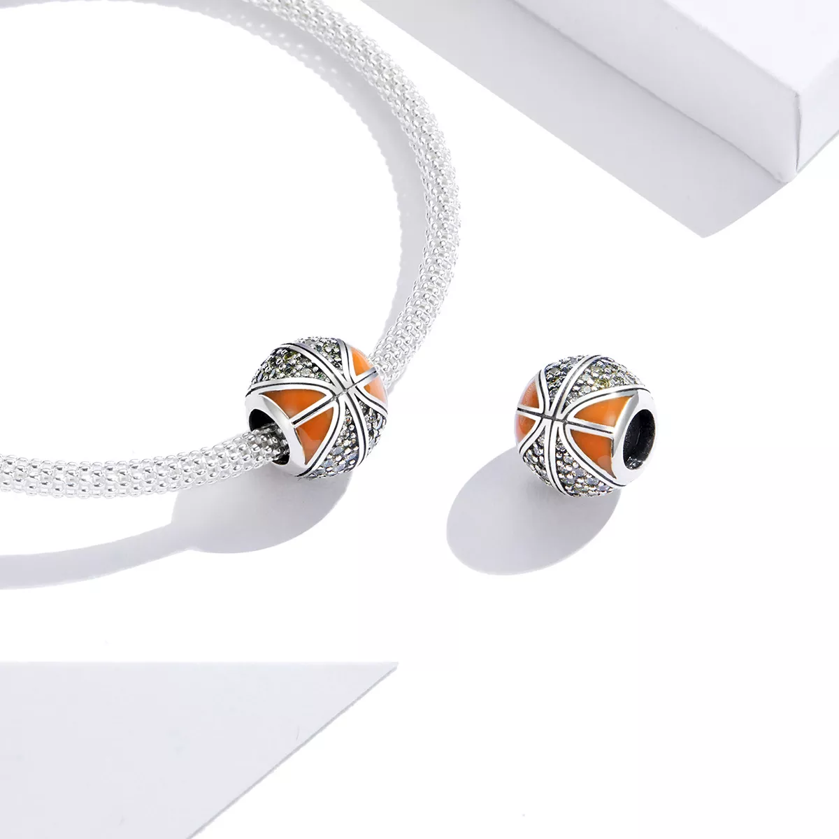 Charm Spirit of Basketball estilo Pandora - SCC1506