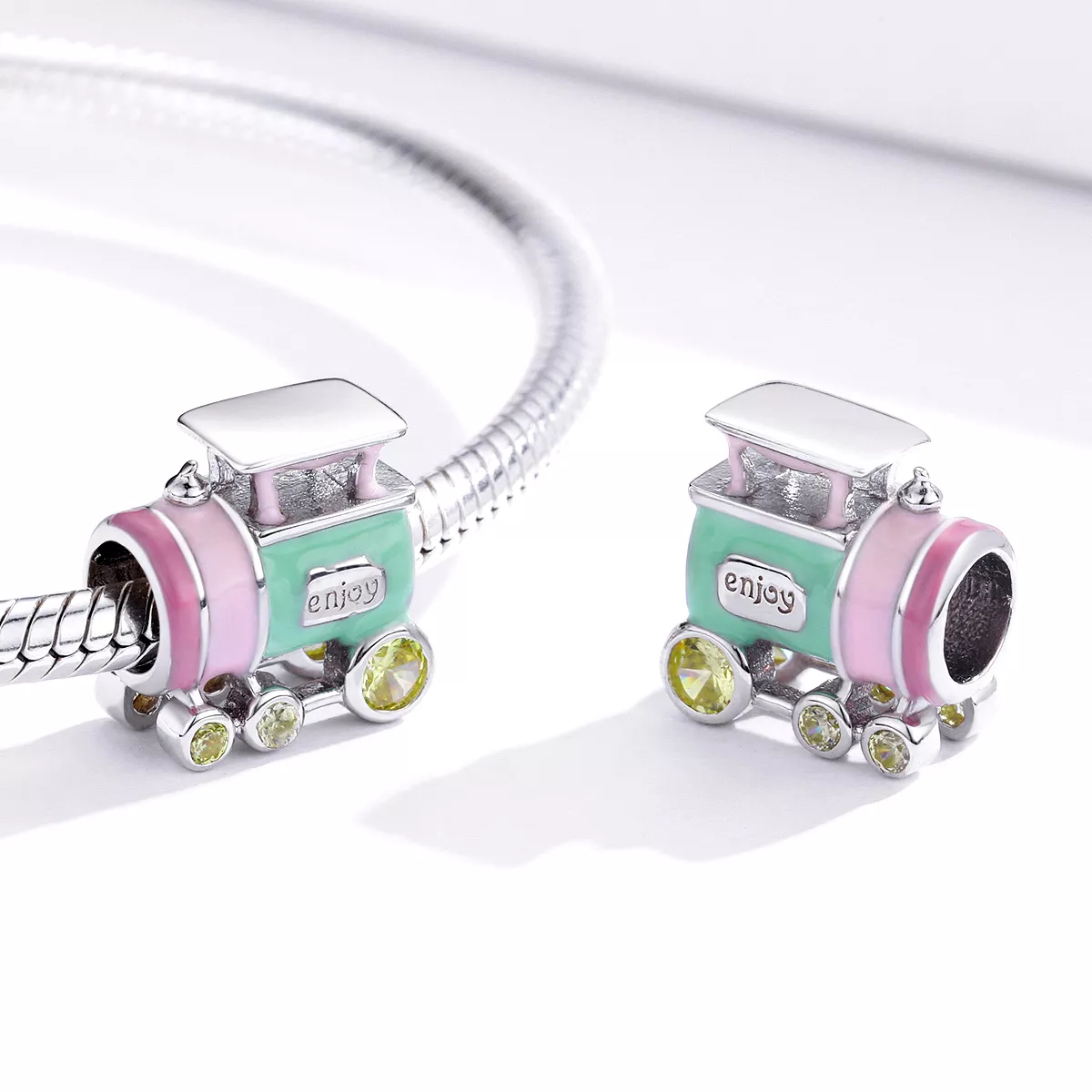 Charm Trem Colorido life Pandora - BSC289