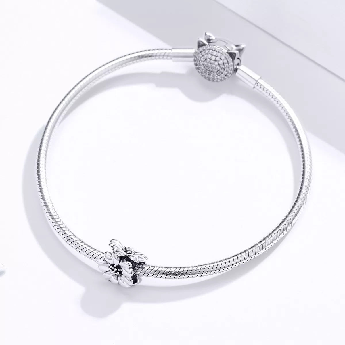 Charm Três flores life Pandora - SCC1486