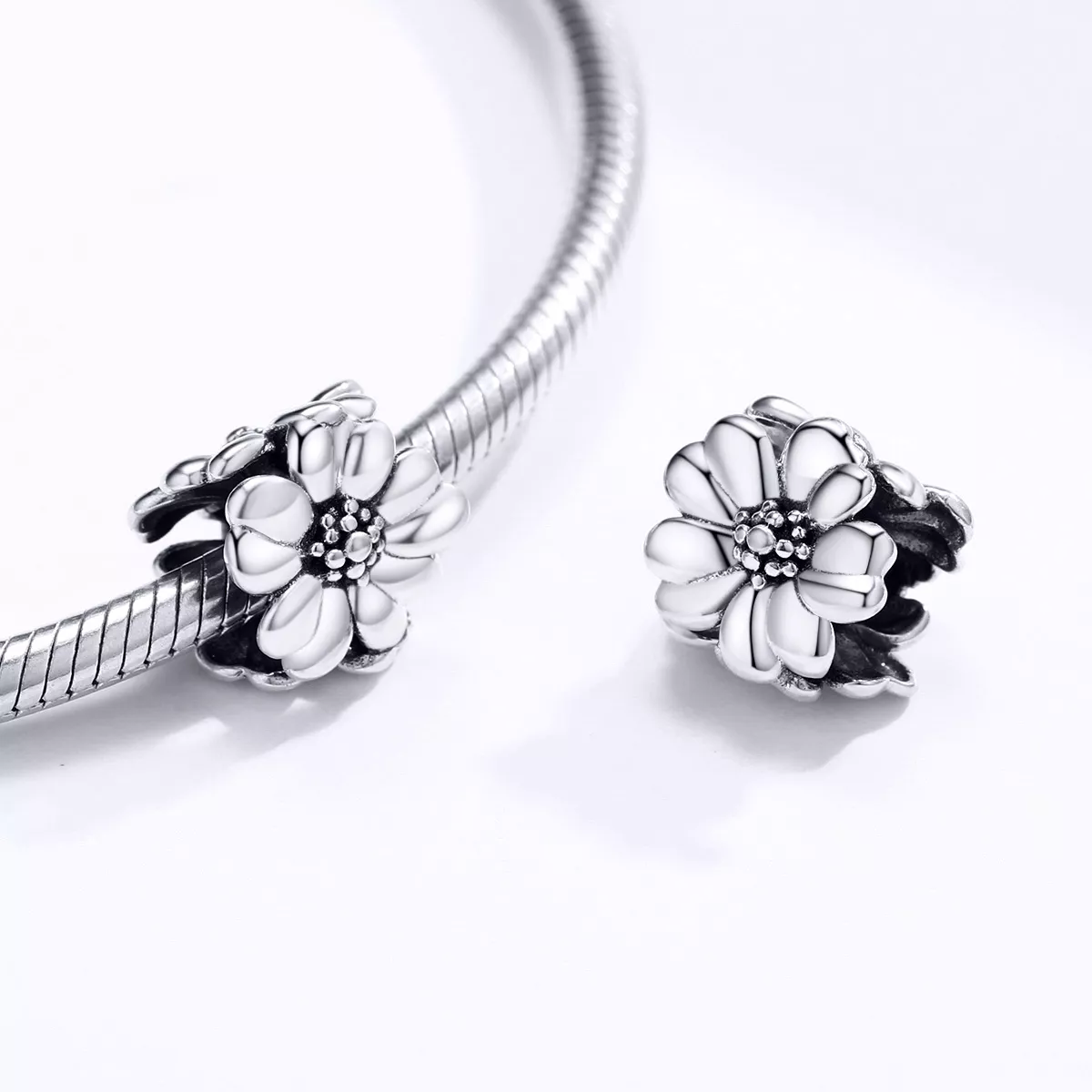 Charm Três flores life Pandora - SCC1486