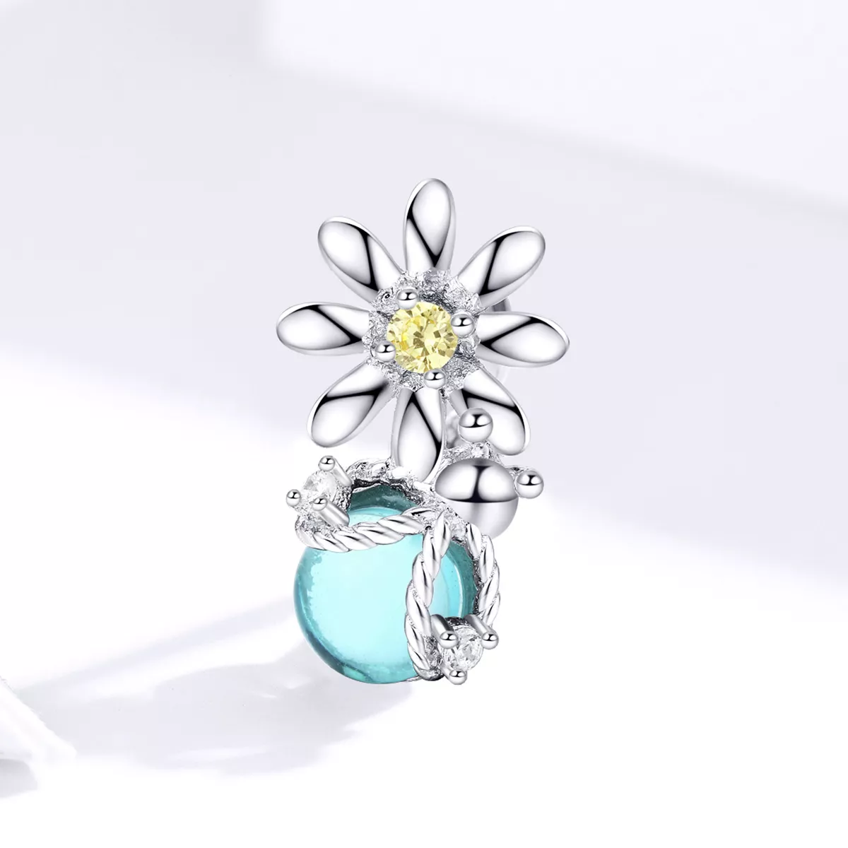 Charm Vaga-lumes e margaridas estilo Pandora - SCC1369