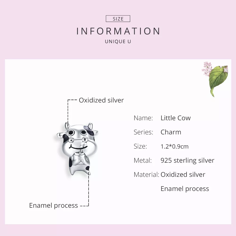 Charm Vaquinha life Pandora - SCC1574