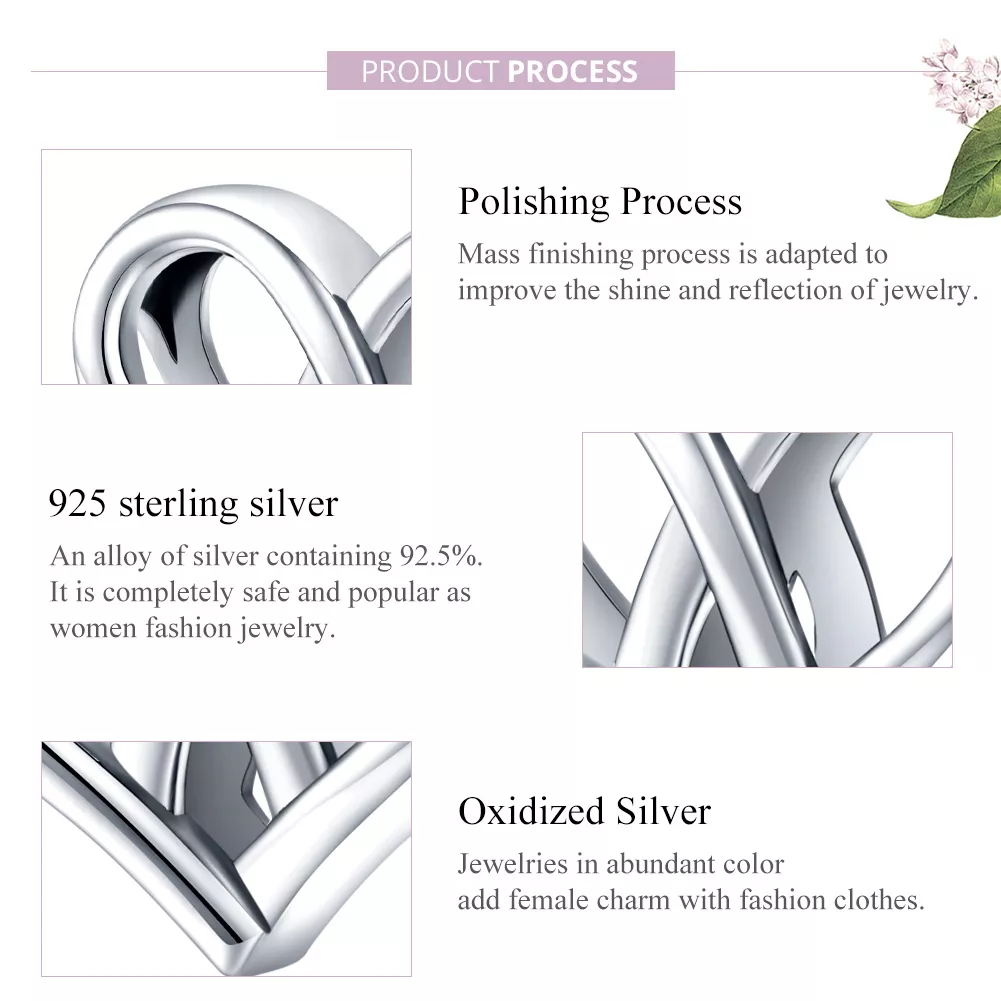 Charm Você e eu de coração a coração estilo Pandora - SCC1552