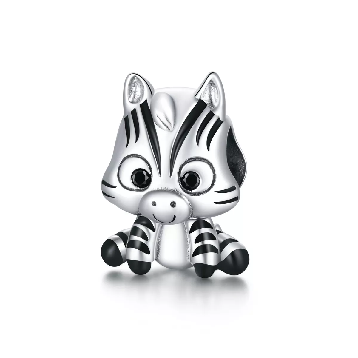 Charm Zebra de desenho animado estilo Pandora - BSC387