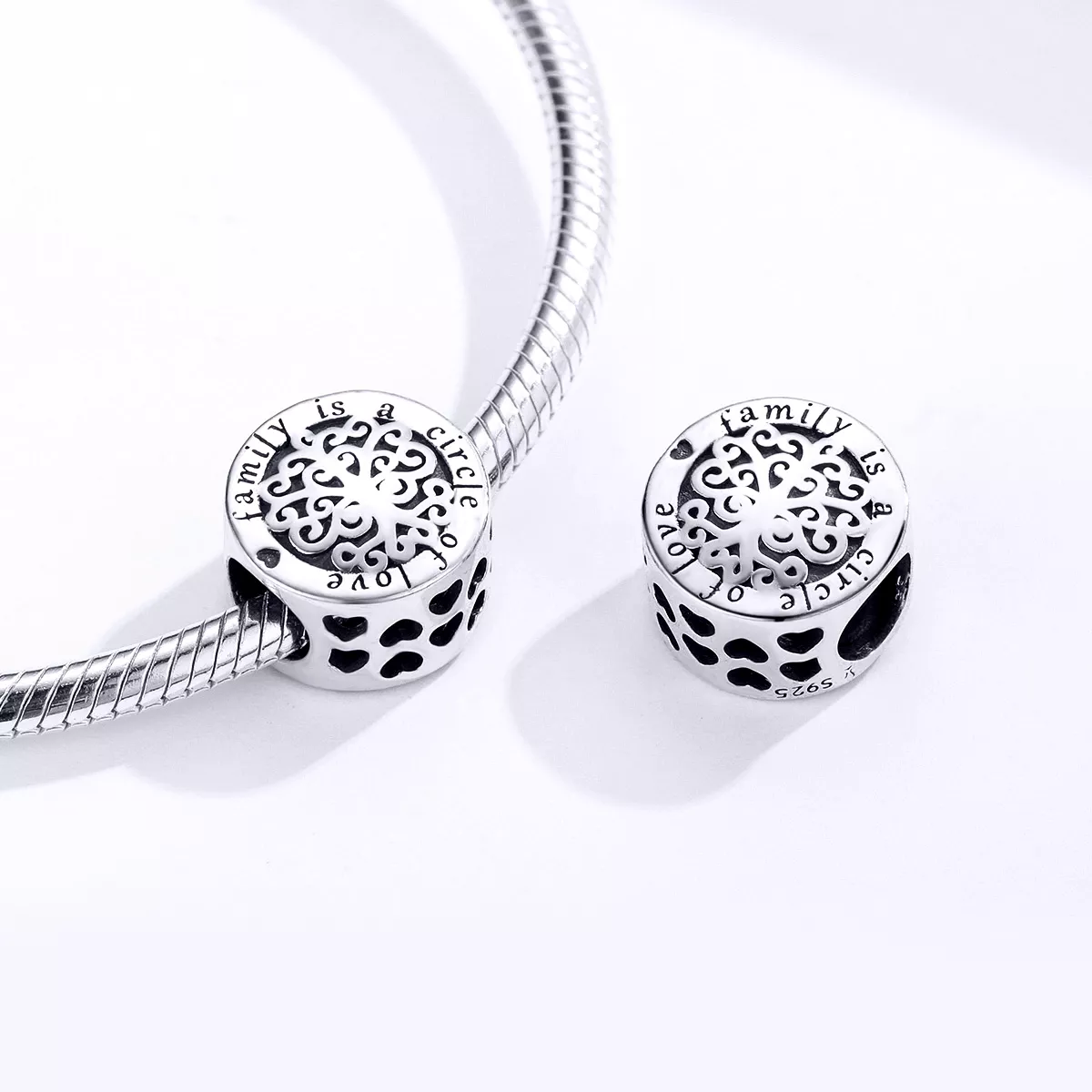 Charm Árvore Genealógica Espumante estilo Pandora - SCC1324