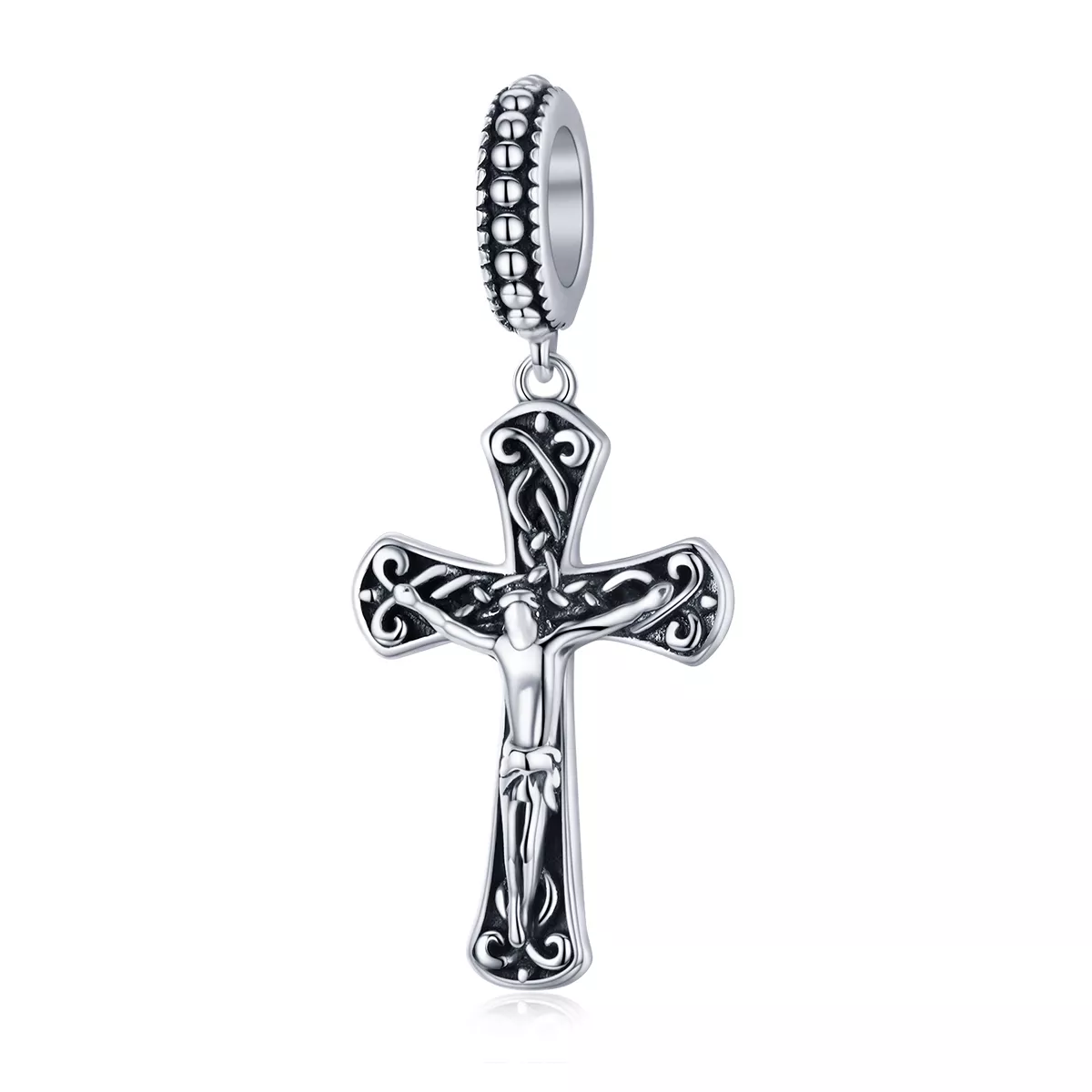 Charm Pendente A cruz de jesus estilo Pandora - SCC1407