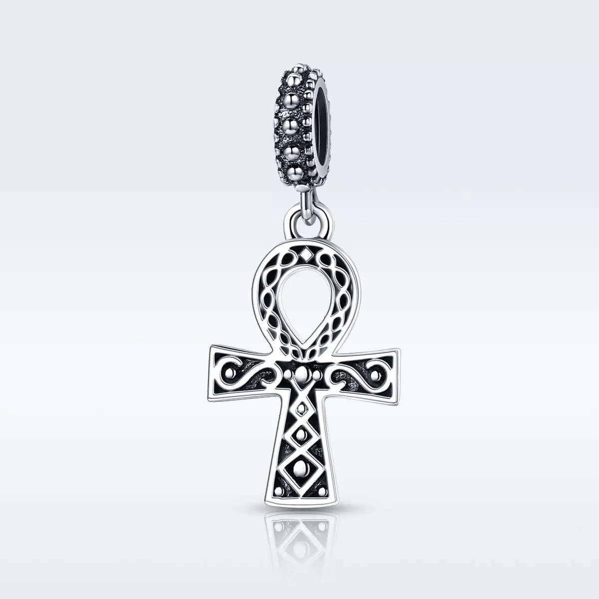 Charm Pendente A cruz do poder da fé retro estilo Pandora - SCC185