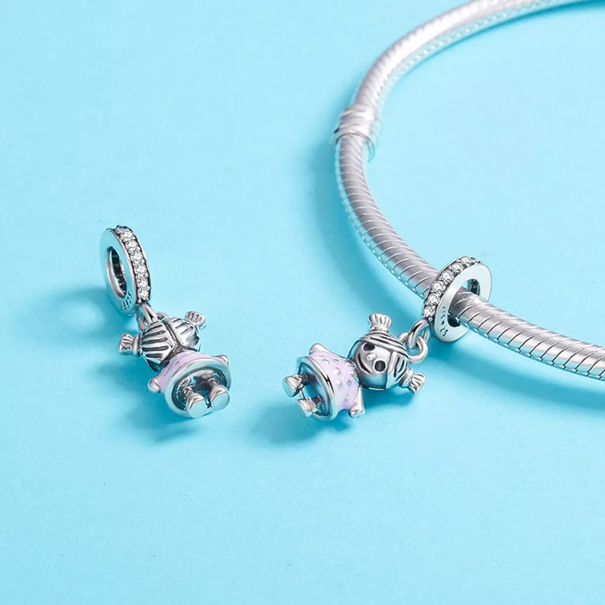 Charm Pendente A vida perfeita é doce estilo Pandora - SCC543