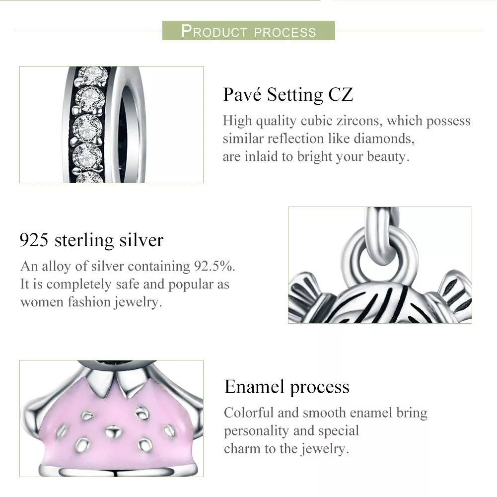 Charm Pendente A vida perfeita é doce estilo Pandora - SCC543