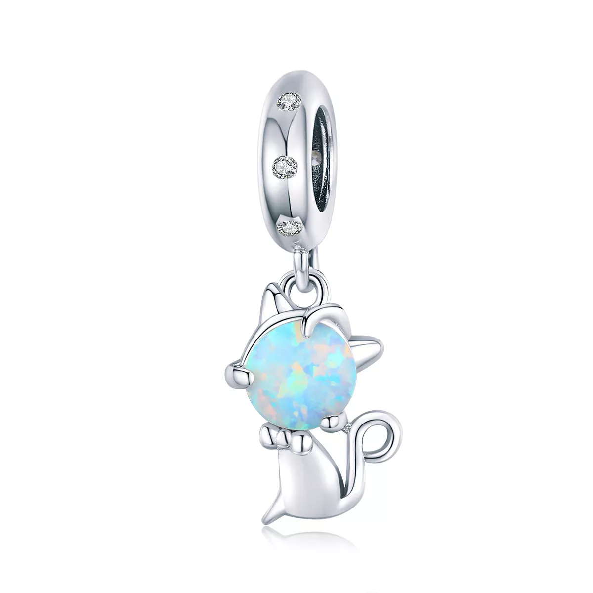 Charm Pendente Amada gatinha estilo Pandora - BSC235