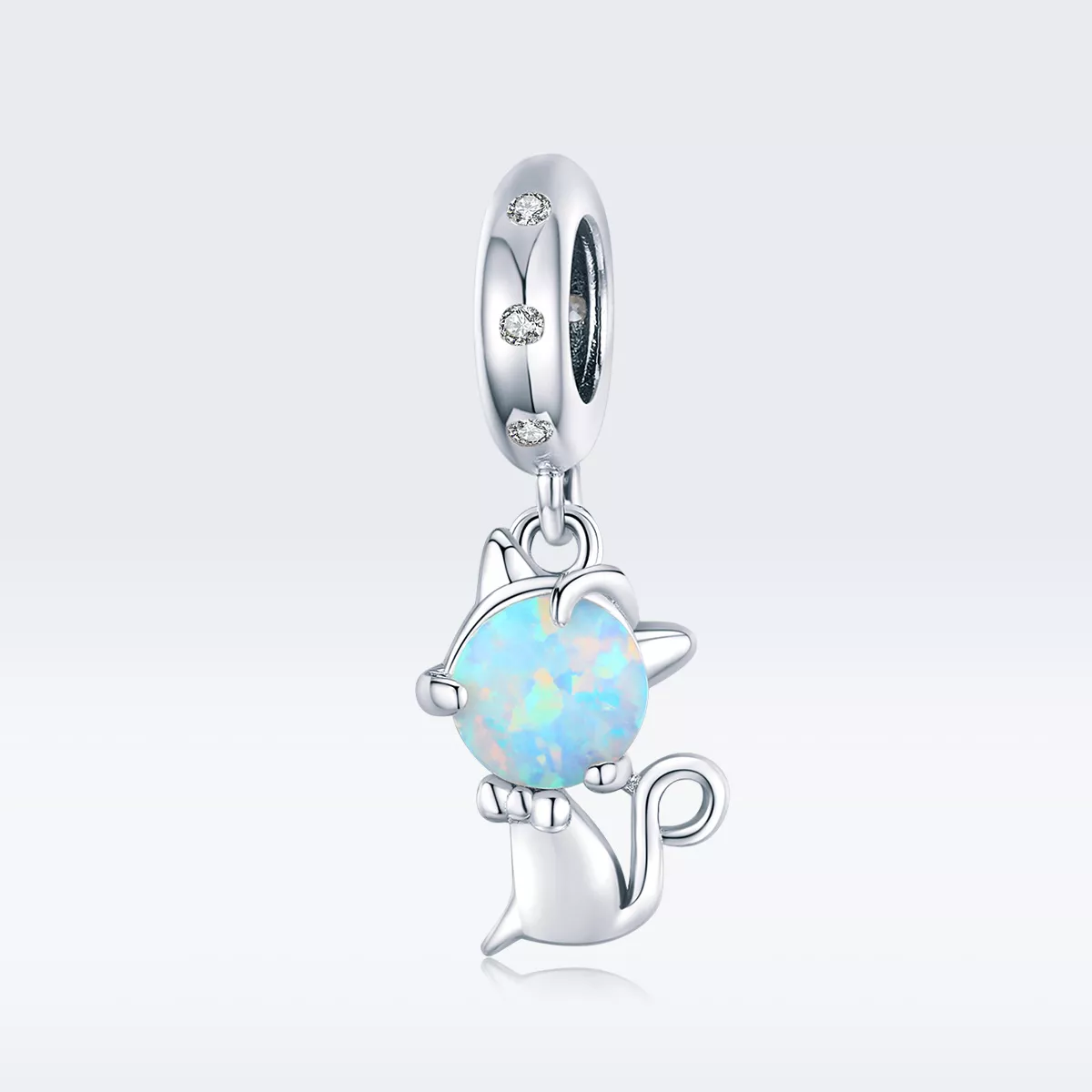 Charm Pendente Amada gatinha estilo Pandora - BSC235