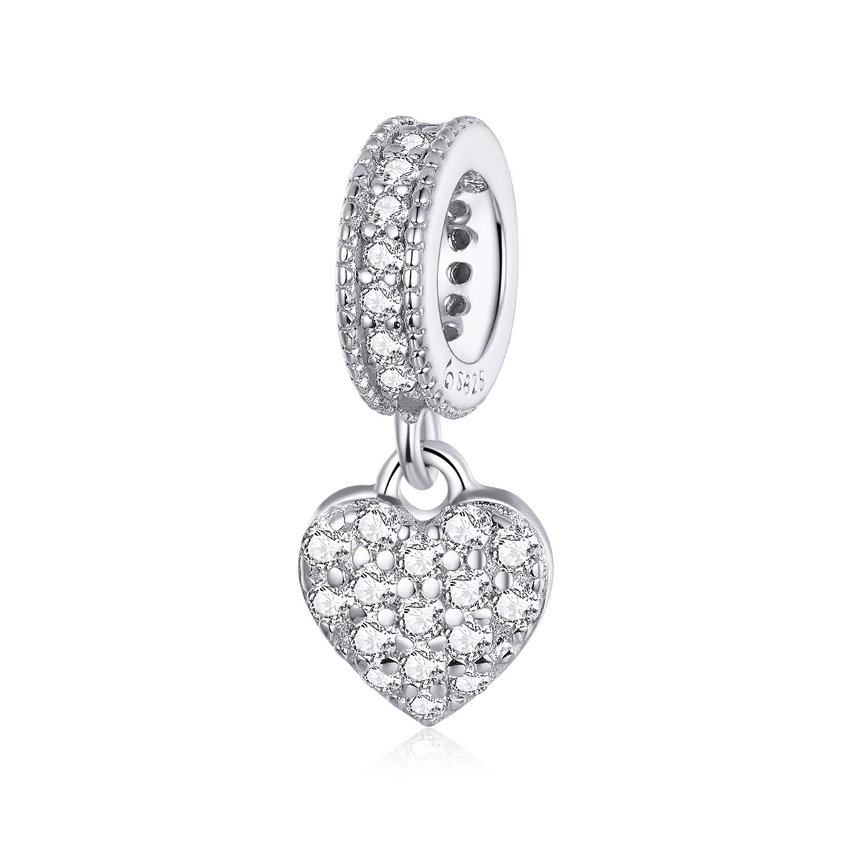 Charm Pendente Amor brilhante estilo Pandora - BSC211