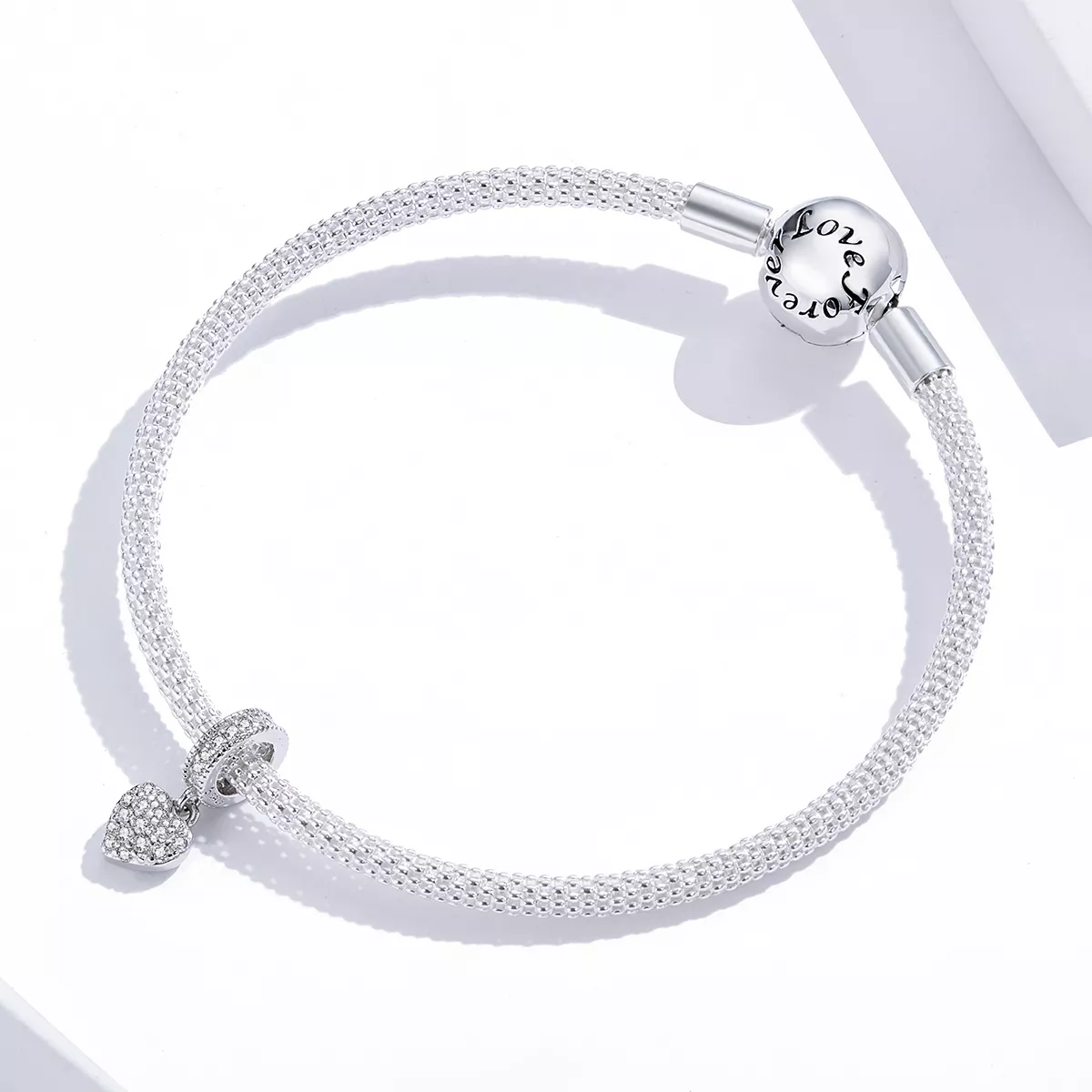 Charm Pendente Amor brilhante estilo Pandora - BSC211