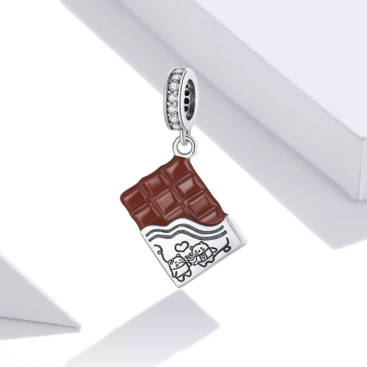 Charm Pendente Amor de Chocolate estilo Pandora - SCC1782