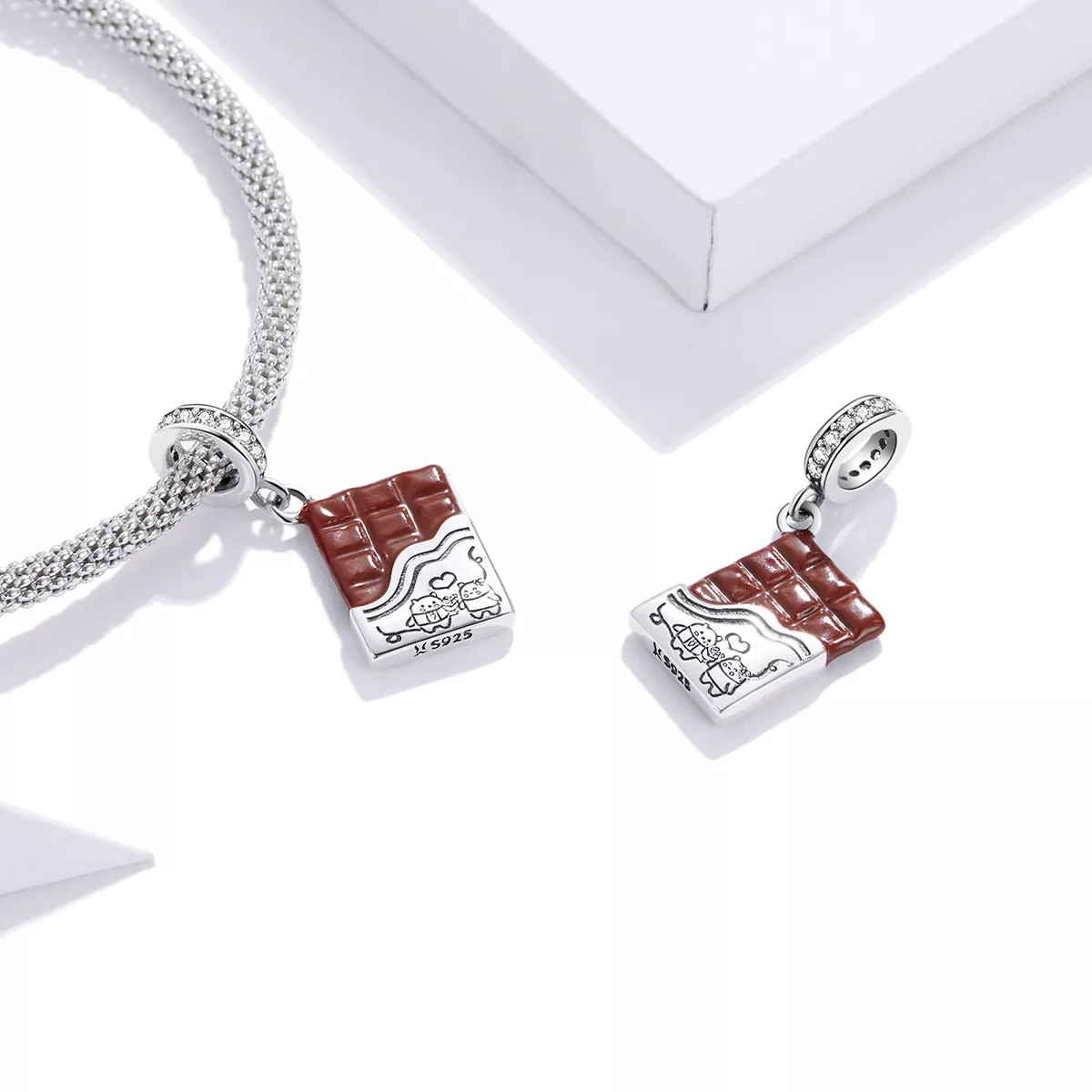Charm Pendente Amor de Chocolate estilo Pandora - SCC1782