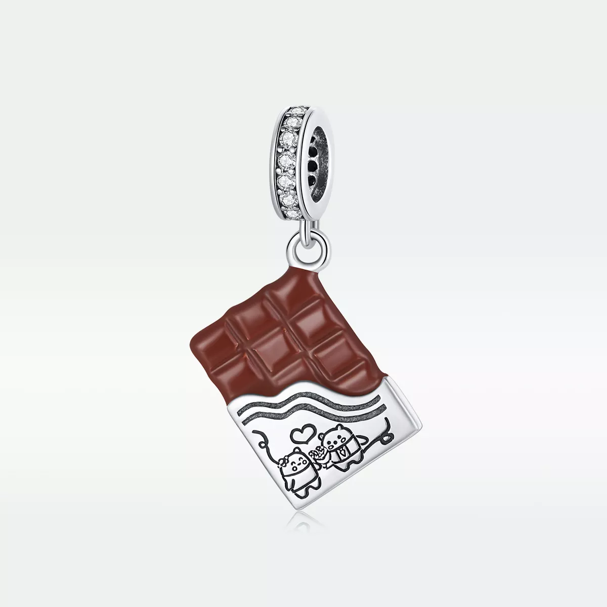 Charm Pendente Amor de Chocolate estilo Pandora - SCC1782