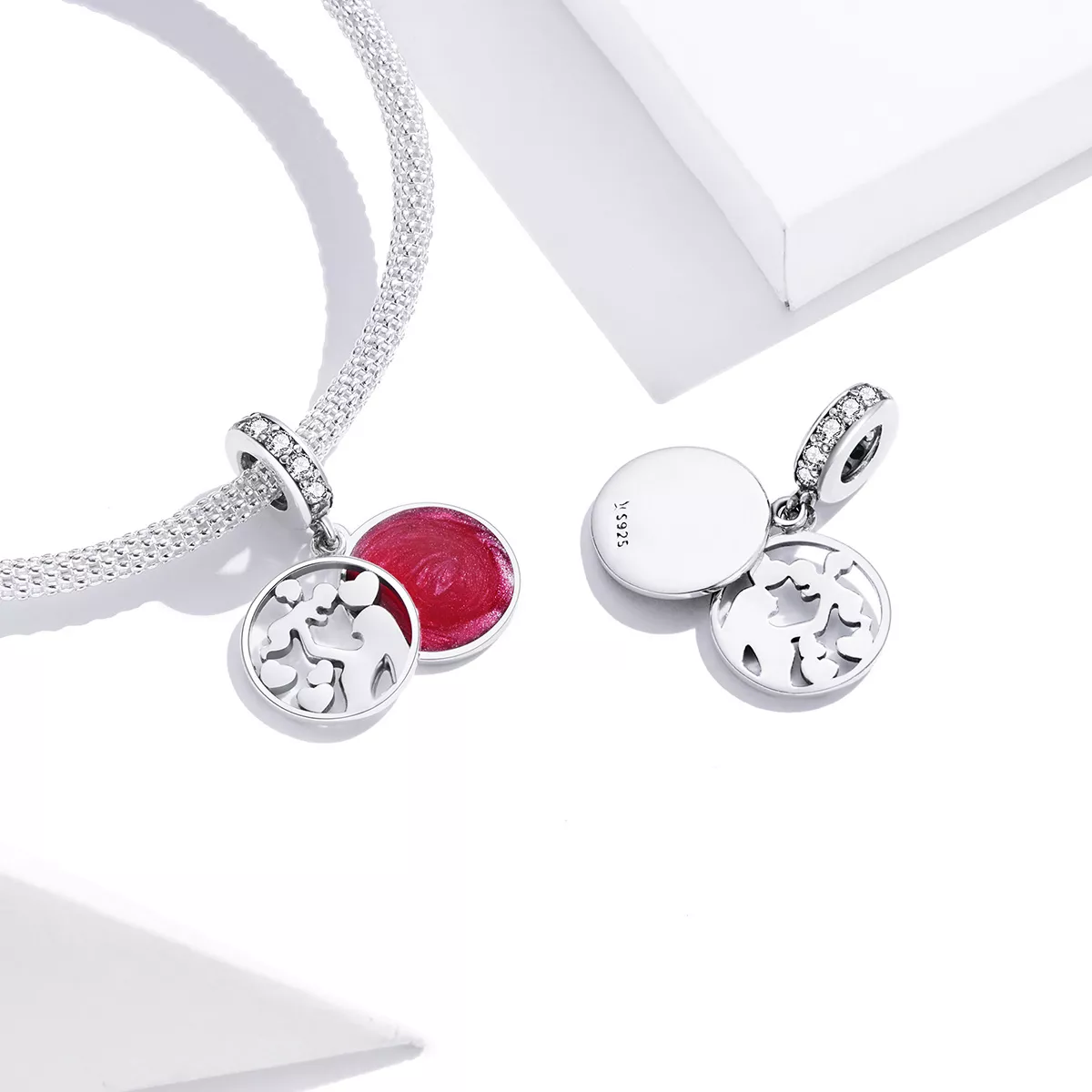 Charm Pendente Amor materno estilo Pandora - SCC1460