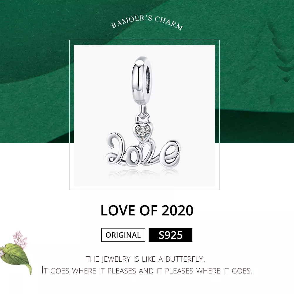 Charm Pendente Aniversário 2020 estilo Pandora - SCC1354