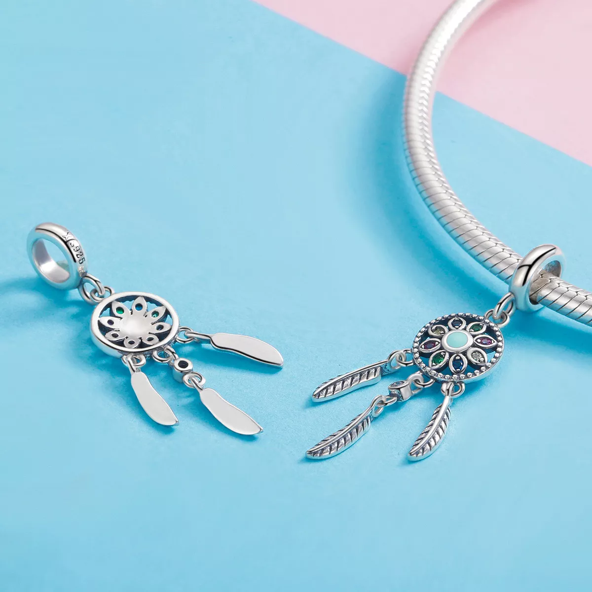 Charm Pendente Apanhador de Sonhos estilo Pandora - SCC961