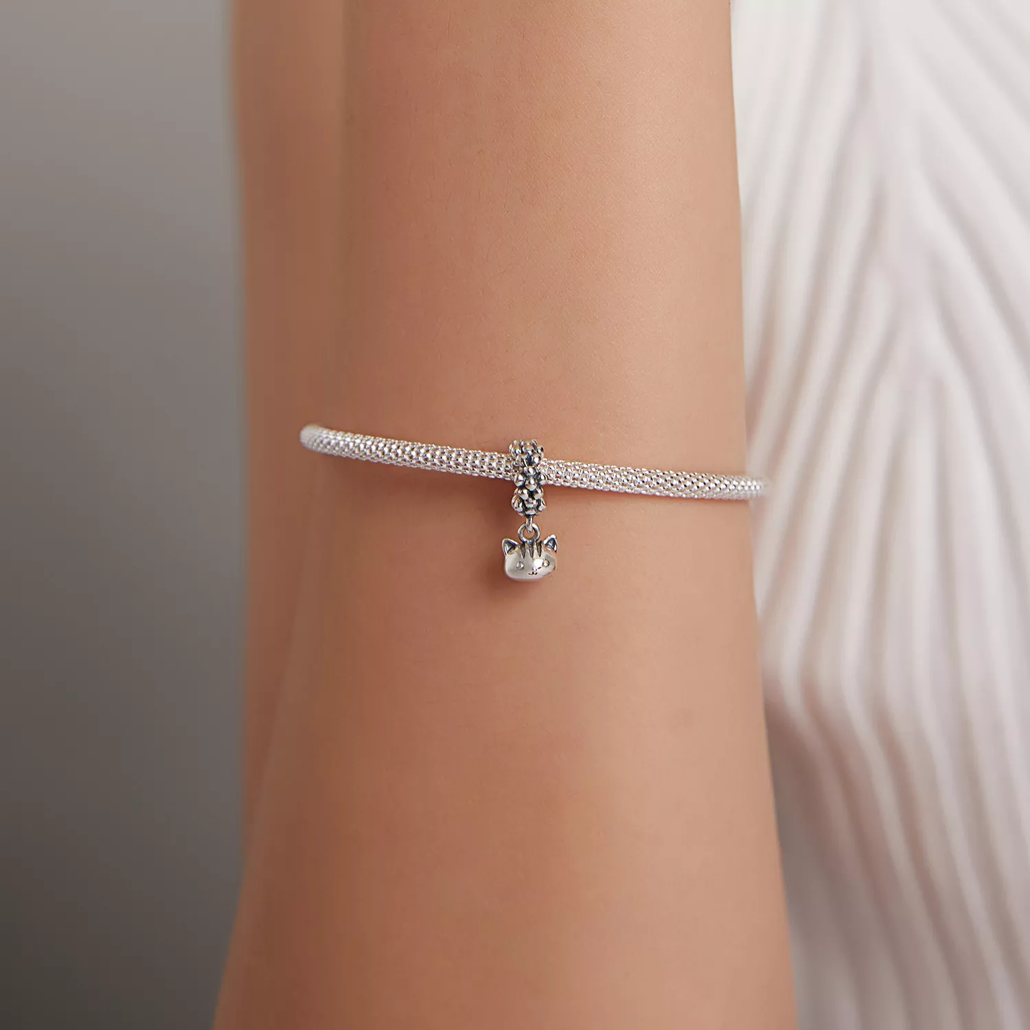 Charm Pendente Balance o gatinho estilo Pandora - SCC1871