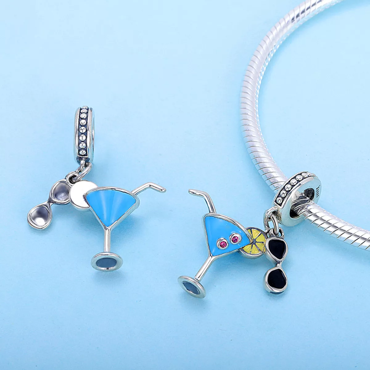 Charm Pendente Bebidas geladas de verão estilo Pandora - SCC698