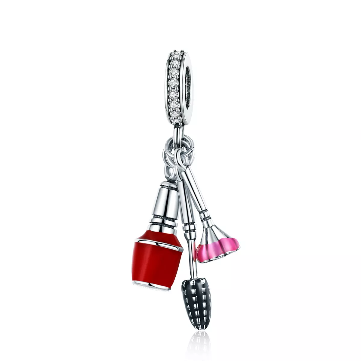 Charm Pendente Bela ferramenta de maquiagem estilo Pandora - SCC785